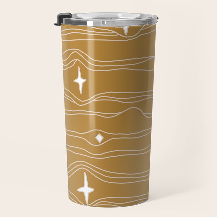 star fabric gold Travel Mug Gallery Image 3