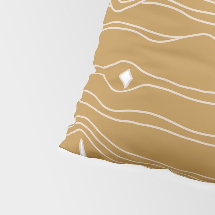 star fabric gold Pillow Sham Gallery Image 4