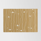 star fabric gold Rug Gallery Image 2