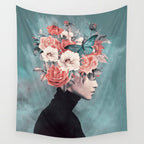 blooming 3 Wall Tapestry Gallery Image 4