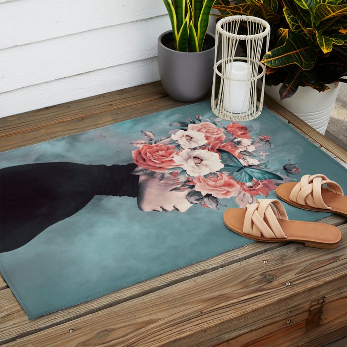 blooming 3 Outdoor Rug Gallery Image 2