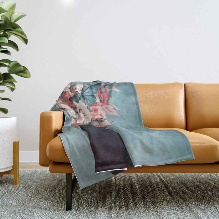 blooming 3 Throw Blanket Gallery Image 1