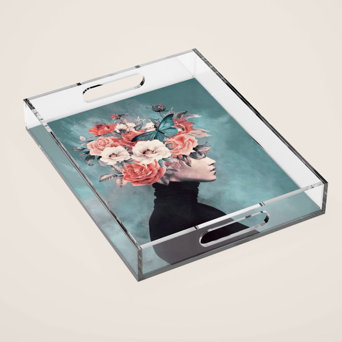 blooming 3 Acrylic Tray Gallery Image 1