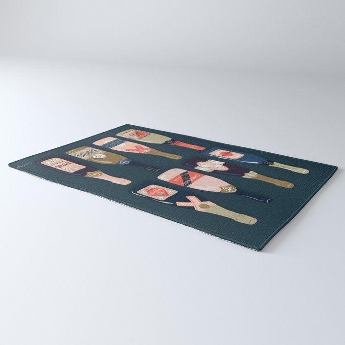 French Champagne Collection - Teal Rug Gallery Image 3