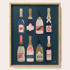 French Champagne Collection â Teal Serving Tray Gallery Image 1