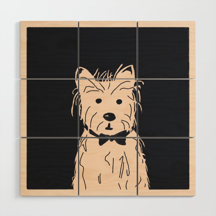 Westie dog Wood Wall Art Gallery Image 1
