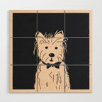 Westie dog Wood Wall Art Gallery Image 1