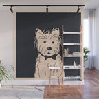 Westie dog Wall Mural Gallery Image 1