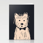 Westie dog Stationery Card Gallery Image 2