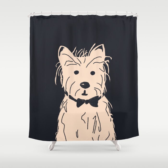 Westie dog Shower Curtain Gallery Image 1