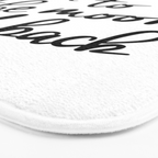 I Love You to the Moon and Back black-white kids room typography poster home wall decor canvas Bath Mat Gallery Image 3