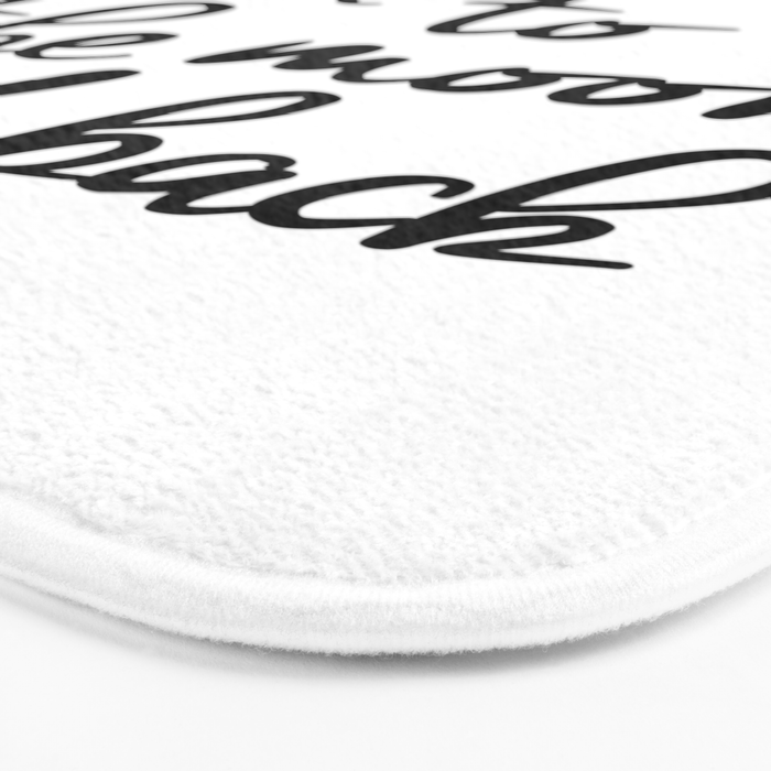 I Love You to the Moon and Back black-white kids room typography poster home wall decor canvas Bath Mat Gallery Image 3