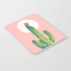Quirky owl on saguaro cactus Notebook Gallery Image 2