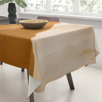 Golden Glimmer Mountain Lake Tablecloth Gallery Image 3