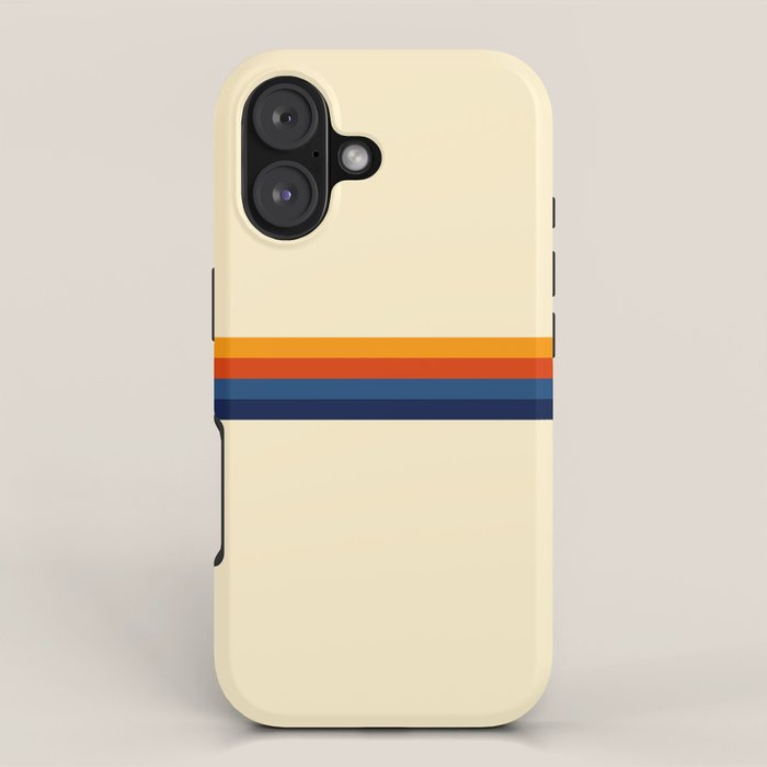 Retro Stripes Summer of Love iPhone Case Gallery Image 1