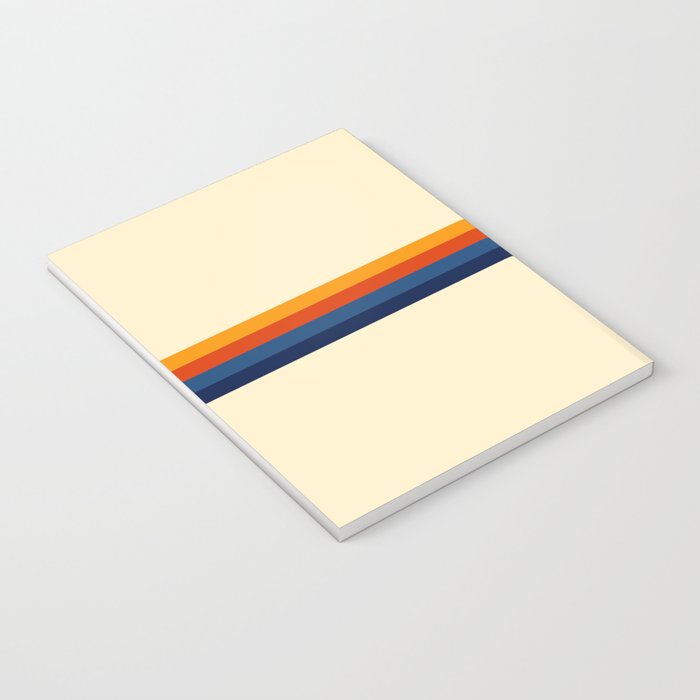 Retro Stripes Summer of Love Notebook Gallery Image 3