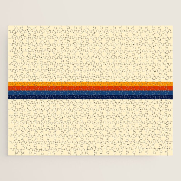 Retro Stripes Summer of Love Jigsaw Puzzle Gallery Image 1