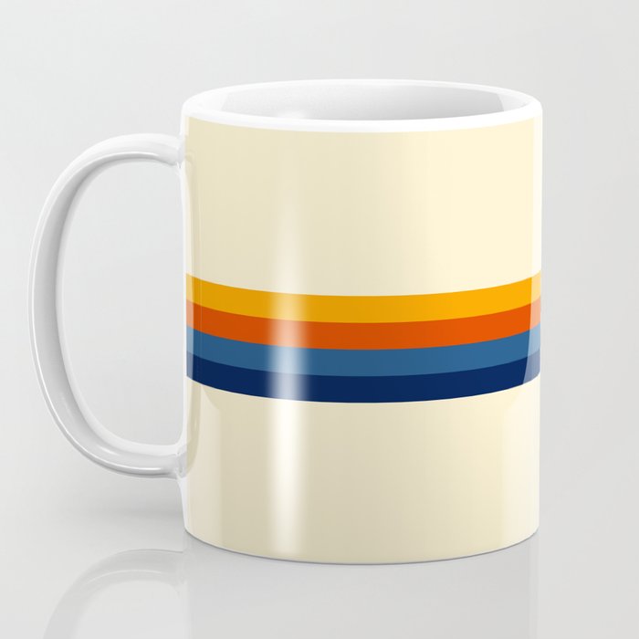 Retro Stripes Summer of Love Coffee Mug Gallery Image 3