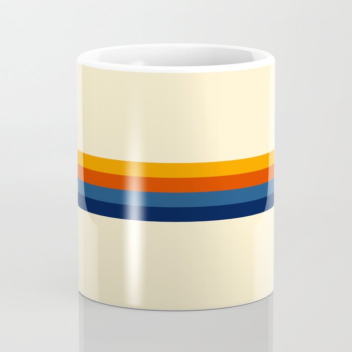 Retro Stripes Summer of Love Coffee Mug Gallery Image 4