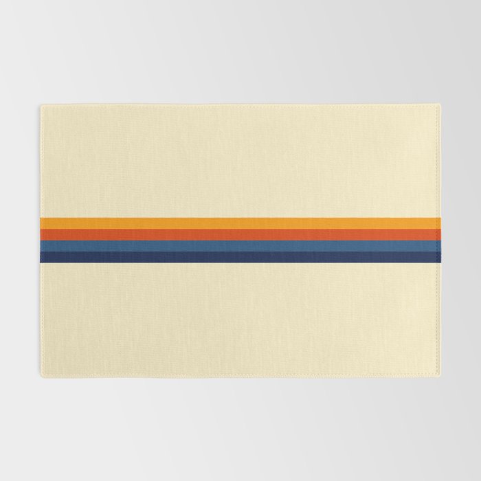 Retro Stripes Summer of Love Rug Gallery Image 2