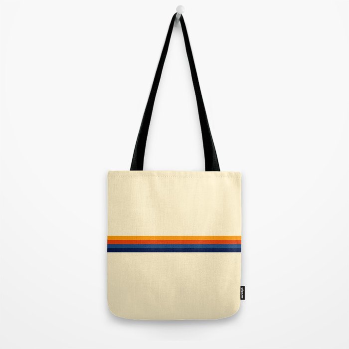 Retro Stripes Summer of Love Tote Bag Gallery Image 2