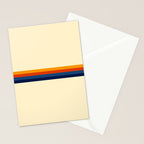 Retro Stripes Summer of Love Stationery Card Gallery Image 2