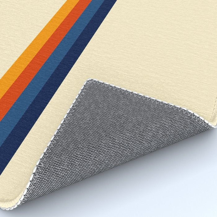 Retro Stripes Summer of Love Rug Gallery Image 4