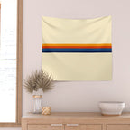 Retro Stripes Summer of Love Wall Tapestry Gallery Image 2