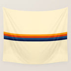 Retro Stripes Summer of Love Wall Tapestry Gallery Image 4