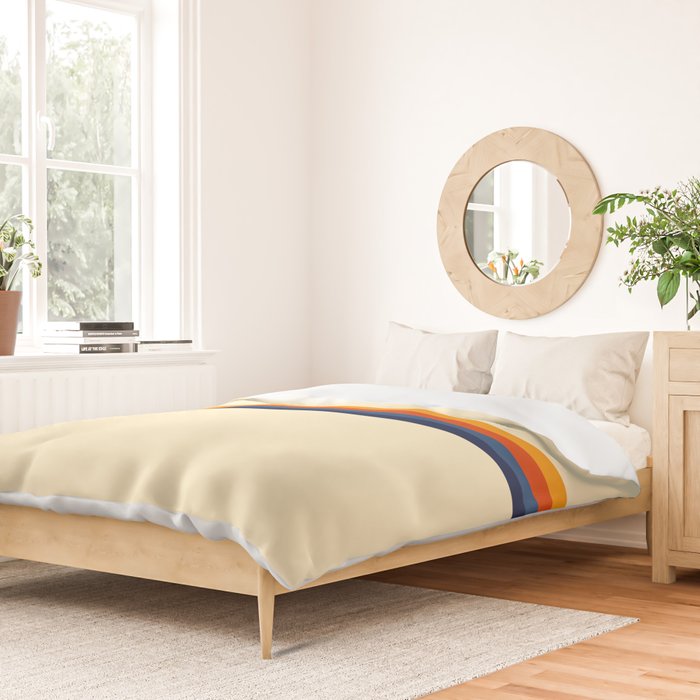 Retro Stripes Summer of Love Duvet Cover Gallery Image 2