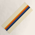 Retro Stripes Summer of Love Yoga Mat Gallery Image 1
