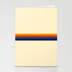 Retro Stripes Summer of Love Stationery Card Gallery Image 2