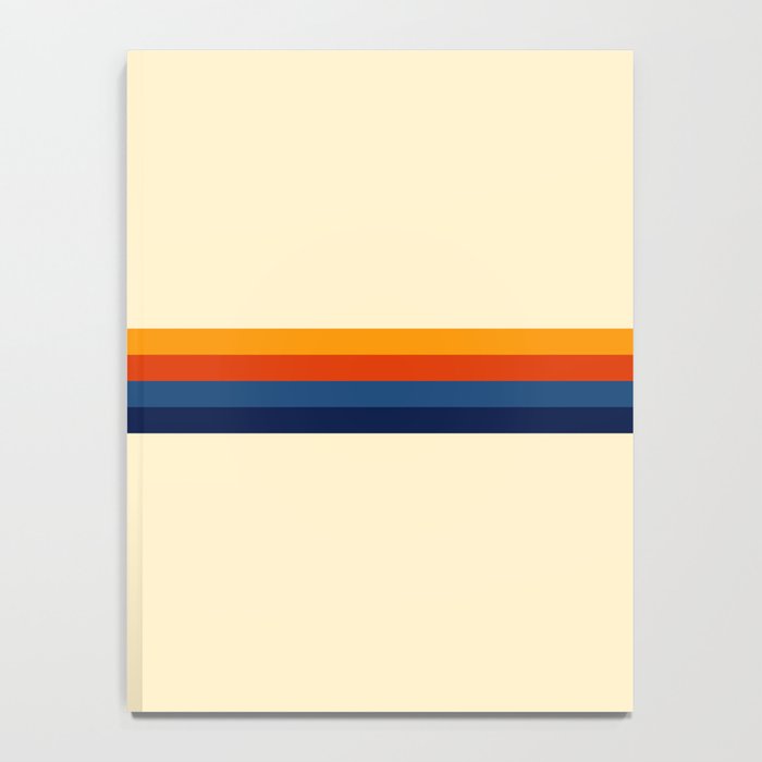 Retro Stripes Summer of Love Notebook Gallery Image 4