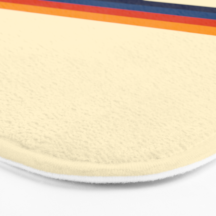 Retro Stripes Summer of Love Bath Mat Gallery Image 3