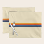 Retro Stripes Summer of Love Placemat Gallery Image 1