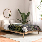 Dark Mystical Garden Botanical Pattern Comforter Gallery Image 2