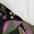 Dark Mystical Garden Botanical Pattern Comforter Gallery Image 4