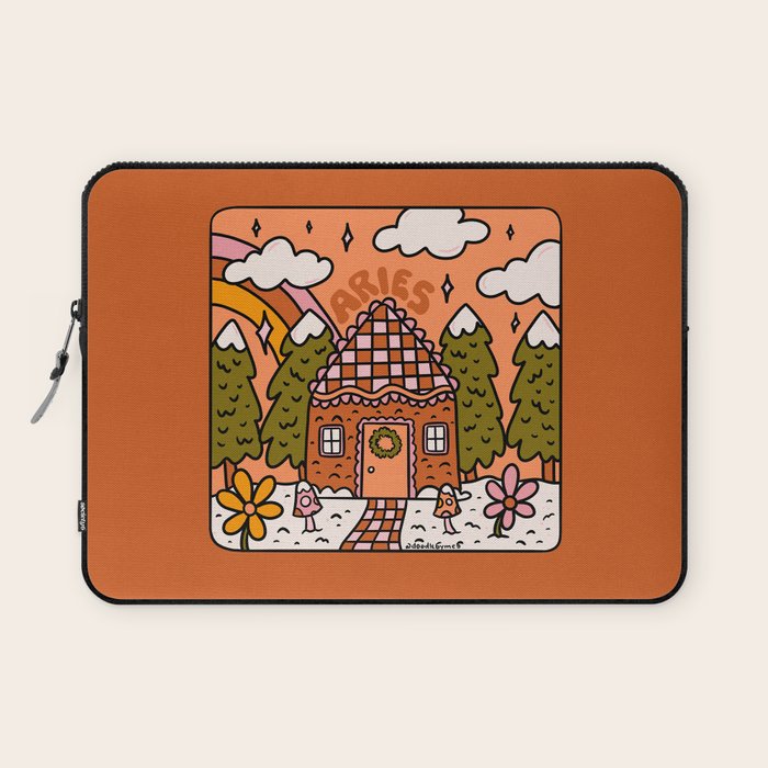 Aries Gingerbread House Laptop Sleeve Gallery Image 1
