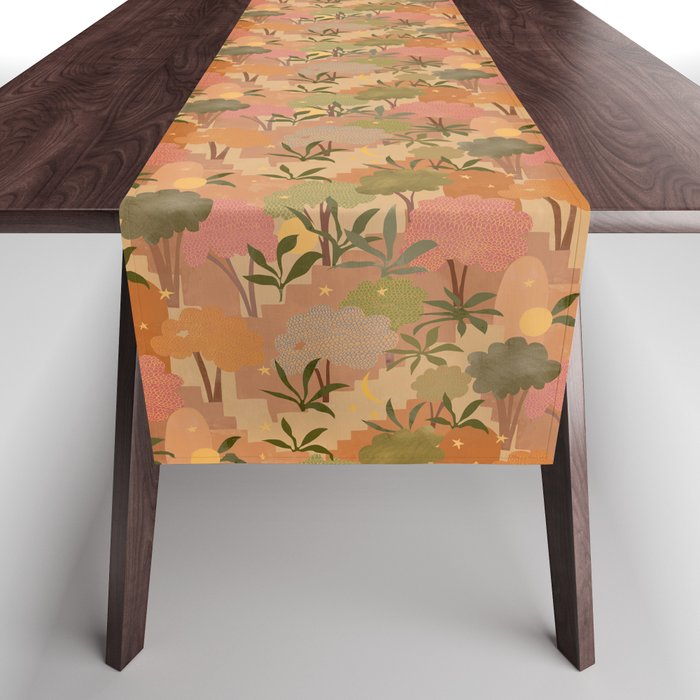 Bohemian Walk Orange Table Runner Gallery Image 1