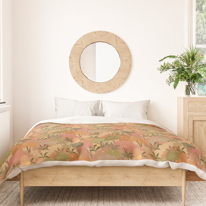 Bohemian Walk Orange Duvet Cover Gallery Image 3