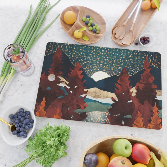 Star Sky Reflection Cutting Board Gallery Image 2