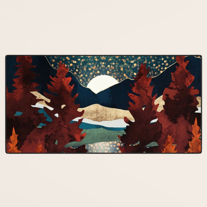 Star Sky Reflection Desk Mat Gallery Image 3