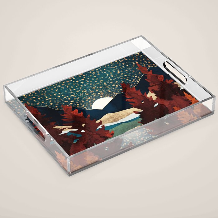 Star Sky Reflection Acrylic Tray Gallery Image 1