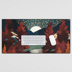 Star Sky Reflection Desk Mat Gallery Image 1