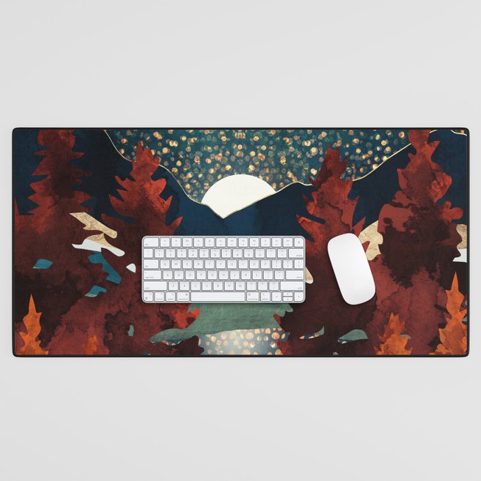 Star Sky Reflection Desk Mat Gallery Image 1