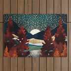 Star Sky Reflection Outdoor Rug Gallery Image 1