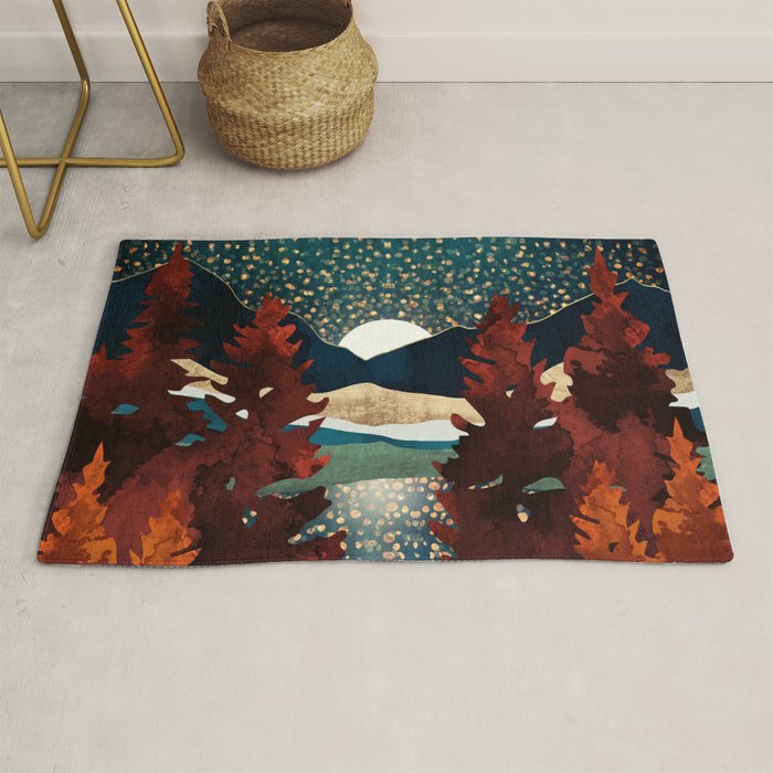 Star Sky Reflection Rug Gallery Image 1