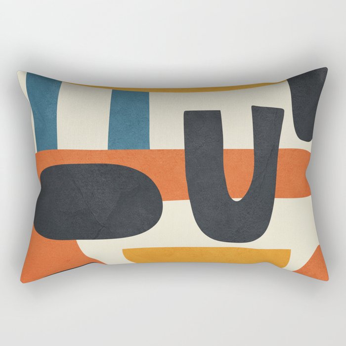 Abstract Colorful Setting 15 Rectangular Pillow Gallery Image 2