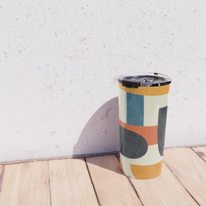 Abstract Colorful Setting 15 Travel Mug Gallery Image 4