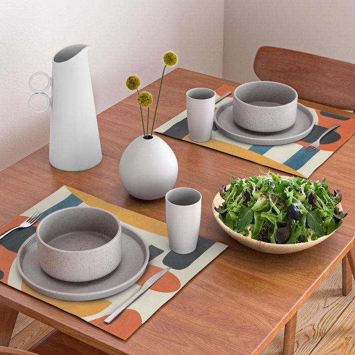 Abstract Colorful Setting 15 Placemat Gallery Image 2